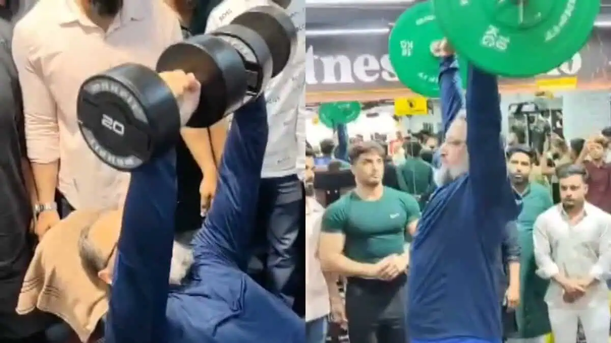 ਰਾਜਨੀਤੀ ਦੇ ‘ਅਖਾੜਾਬਾਜ਼’ ਓਵੈਸੀ ਨੇ ਜਿੰਮ ‘ਚ ਤਾਕਤ ਦਾ ਦਿਖਾਇਆ ਜਲਵਾ, 56 ਸਾਲਾਂ ਨੇਤਾ ਦਾ ਪਾਵਰ-ਸ਼ੋਅ ਤੁਹਾਨੂੰ ਹੈਰਾਨ ਕਰ ਦੇਵੇਗਾ