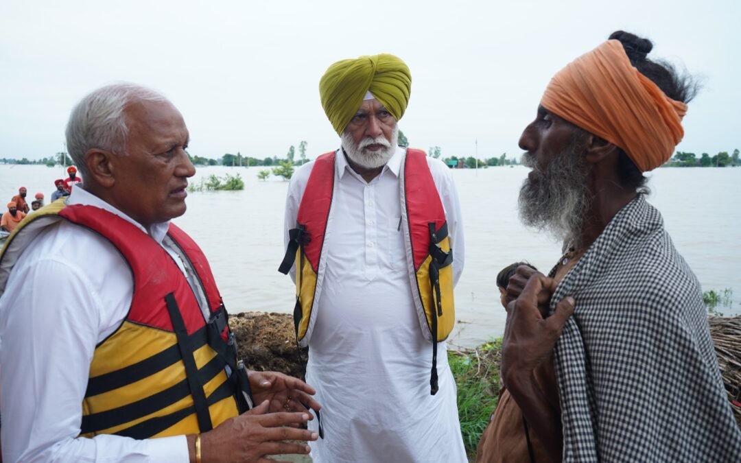 ਸੁਲਤਾਨਪੁਰ ਲੋਧੀ ਦੇ ਹੜ੍ਹ ਪ੍ਰਭਾਵਿਤ ਪਿੰਡਾਂ ‘ਚ ਪਹੁੰਚੇ ਮੰਤਰੀ ਬਰਿੰਦਰ ਕੁਮਾਰ ਗੋਇਲ, ਫਸਲਾਂ ਦੇ ਮੁਆਵਜ਼ੇ ਦਾ ਕੀਤਾ ਵਾਅਦਾ