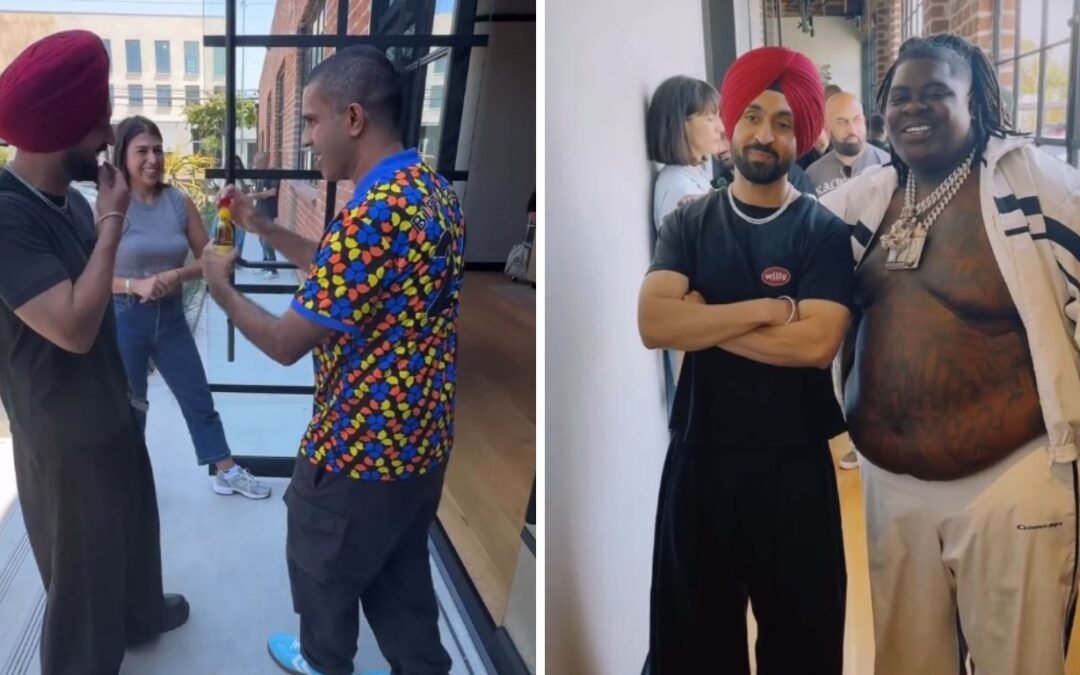 ਅਮਰੀਕਾ ‘ਚ ਐਪਲ ਮਿਊਜ਼ਿਕ ਦੇ ਸਟੂਡੀਓ ਪਹੁੰਚੇ Diljit Dosnajh ਦਾ ਤੇਲ ਚੋਅ ਕੇ ਕੀਤਾ ਗਿਆ ਸਵਾਗਤ, ਸੋਸ਼ਲ ਮੀਡੀਆ ‘ਤੇ ਵੀਡੀਓ ਵਾਇਰਲ