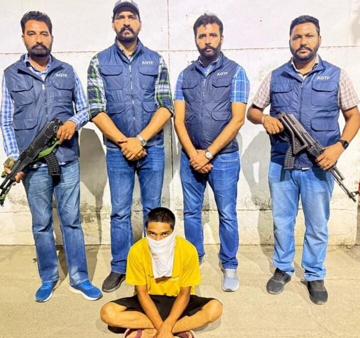 ਪੰਜਾਬ AGTF ਨੇ ਤਰਨਤਾਰਨ ਦੇ ਨੌਸ਼ਹਿਰਾ ਪੰਨੂਆ ਵਾਸੀ ਜਗਰੋਸ਼ਨ ਸਿੰਘ ਨੂੰ ਕੀਤਾ ਗ੍ਰਿਫ਼ਤਾਰ