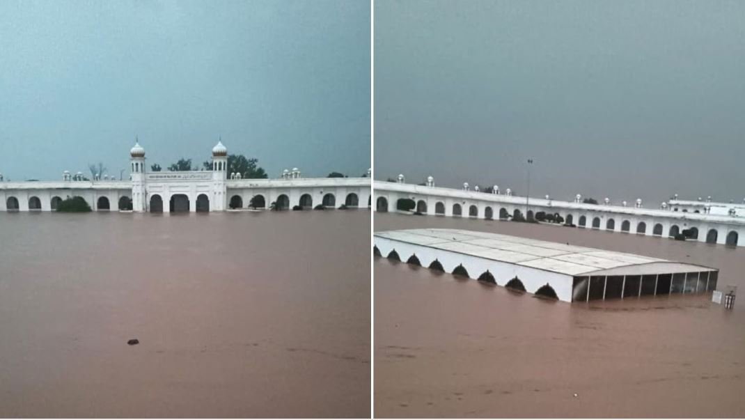 ਹੜ੍ਹਾਂ ਨੇ ਮਚਾਈ ਤਬਾਹੀ, ਗੁਰਦੁਆਰਾ ਕਰਤਾਰਪੁਰ ਸਾਹਿਬ ‘ਚ ਭਰਿਆ ਪਾਣੀ