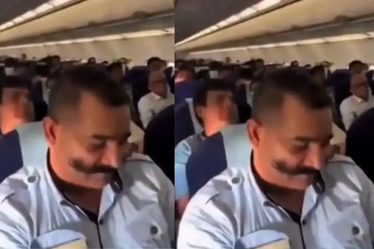 ਅਸਮਾਨ ‘ਚ ਉੱਠੀ ਤਾੜੀਆਂ ਦੀ ਗੂੰਜ! ਕਾਰਗਿਲ ਹੀਰੋ ਦੀਪ ਚੰਦ ਨੂੰ ਉਡਾਣ ਦੌਰਾਨ ਕੀਤਾ ਸਨਮਾਨਿਤ