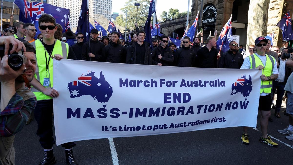 “March For Australia ” : ਇਮੀਗ੍ਰੇਸ਼ਨ ਵਿਰੋਧੀ ਰੈਲੀ 20 ਸ਼ਹਿਰਾਂ ਵਿੱਚ, ਭਾਰਤੀ ਭਾਈਚਾਰੇ ਨੂੰ ਬਣਾਇਆ ਨਿਸ਼ਾਨਾ
