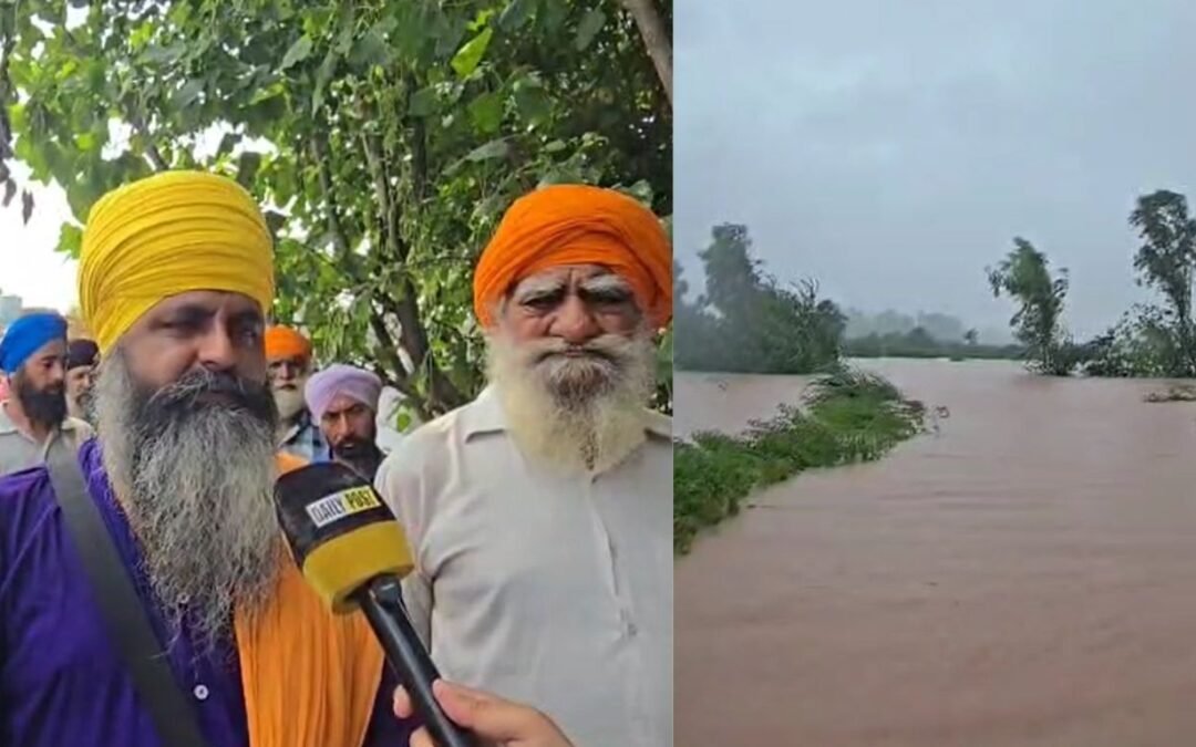 ਸਰਹੱਦੀ ਪਿੰਡਾਂ ਵਿੱਚ ਹੜ੍ਹਾਂ ਨੇ ਫਸਲਾਂ ਨੂੰ ਪੂਰੀ ਤਰ੍ਹਾਂ ਤਬਾਹ ਕੀਤਾ, ਕਿਸਾਨਾਂ ਵੱਲੋਂ ਸਰਕਾਰ ਨੂੰ ਅਪੀਲ