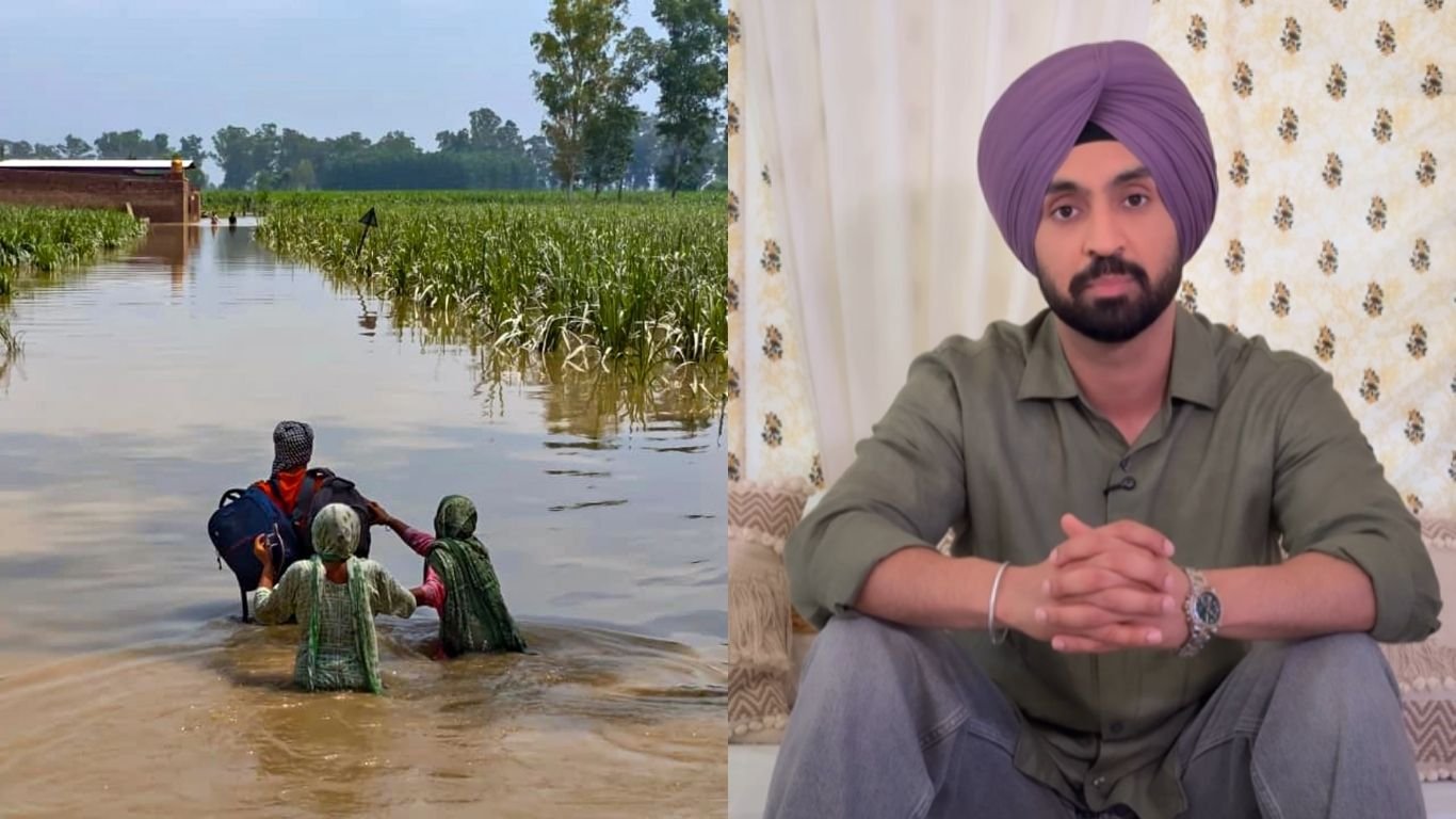 ਪੰਜਾਬ ਨੂੰ ਹੜ੍ਹਾਂ ਨਾਲ ਲੜਦੇ ਦੇਖ Diljit Dosanjh ਹੋਇਆ ਇਮੋਸ਼ਨਲ, ਵੀਡੀਓ ਮੈਸੇਜ ਸ਼ੇਅਰ ਕਰ ਕੀਤਾ ਵੱਡਾ ਐਲਾਨ, ਕਿਹਾ-‘ਪੰਜਾਬ ਜ਼ਖਮੀ ਹੈ ਪਰ ਹਾਰਿਆ ਨਹੀਂ’