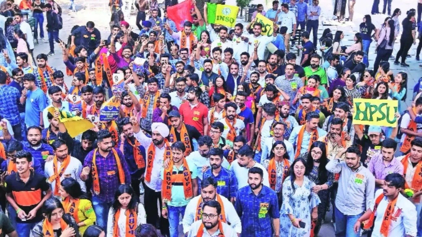 पंजाब यूनिवर्सिटी छात्र संघ चुनाव कल, 17 हजार छात्र करेंगे वोट, ABVP-इनसो गठबंधन, NSUI से टक्कर