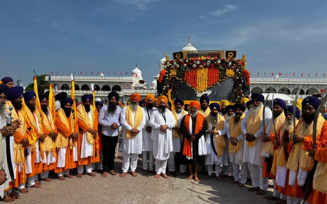 ਅਸਾਮ ਤੋਂ ਆਰੰਭ ਹੋਇਆ ਨਗਰ ਕੀਰਤਨ ਗੁਰੂ ਕਾ ਤਾਲ ਆਗਰਾ ਤੋਂ ਅਗਲੇ ਪੜਾਅ ਗਵਾਲੀਅਰ ਲਈ ਰਵਾਨਾ