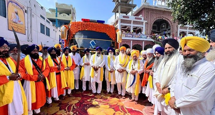 350 ਸਾਲਾ ਸ਼ਤਾਬਦੀ: ਆਸਾਮ ਤੋਂ ਆਰੰਭ ਹੋਇਆ ਸ਼ਹੀਦੀ ਨਗਰ ਕੀਰਤਨ ਪੂਰਨਪੁਰ ਤੋਂ ਗੁਰਦੁਆਰਾ ਸ੍ਰੀ ਨਾਨਕਮਤਾ ਸਾਹਿਬ ਉਤਰਾਖੰਡ ਲਈ ਰਵਾਨਾ