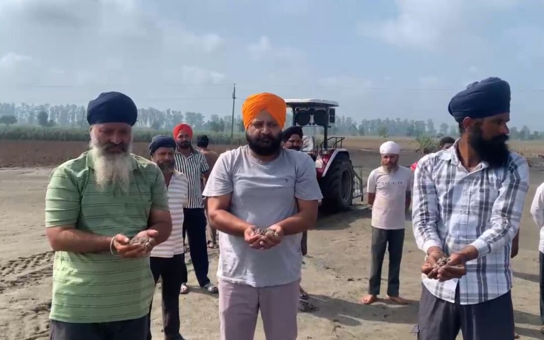 ਪੰਜਾਬ ‘ਚ ਹੜਾਂ ਕਾਰਨ ਕਿਸਾਨਾਂ ਦੇ ਖੇਤ ਬਣੇ ਰੇਤ ਦੇ ਟਿੱਬੇ, ਜਮਾਂ ਹੋਇਆ 6-6 ਫੁੱਟ ਰੇਤ