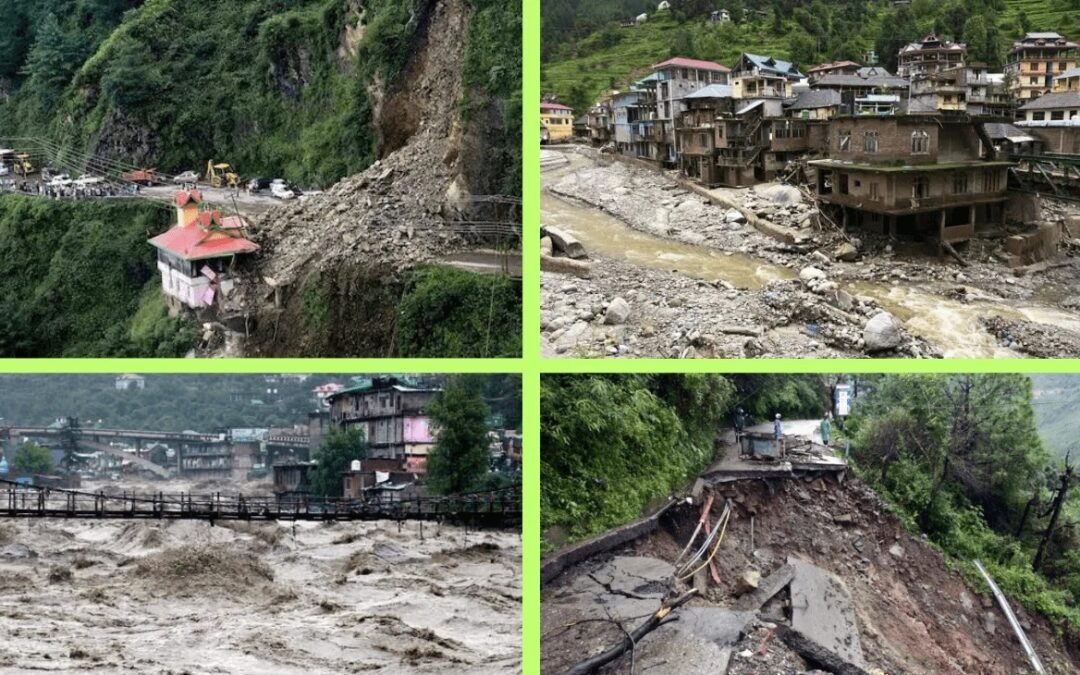 हिमाचल में भारी बारिश-भूस्खलन से तबाही जारी, तीन लोगों की मौत; राज्य में 1311 सड़कें ठप, स्कूल भी बंद