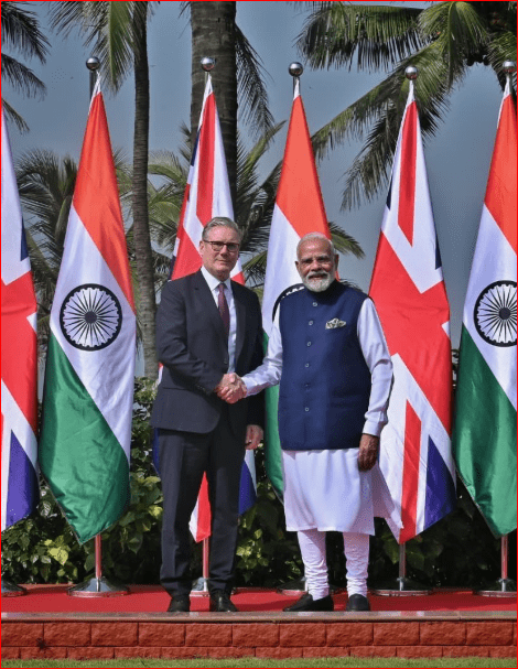 ब्रिटेन के पीएम स्टार्मर से मिले प्रधानमंत्री मोदी, कई अहम मुद्दों पर होगी बात