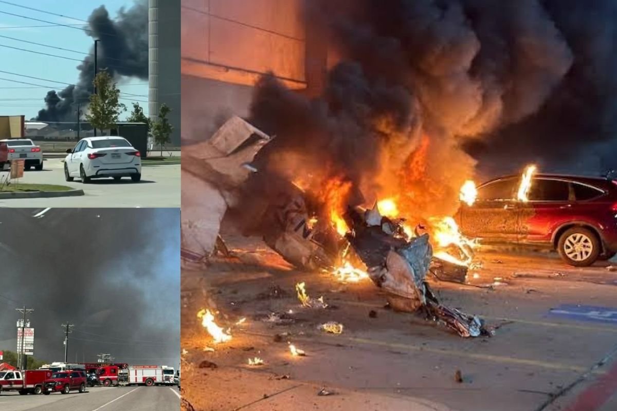 ਅਮਰੀਕਾ: ਮੈਸੇਚਿਉਸੇਟਸ ‘ਚ ਛੋਟਾ ਜਹਾਜ਼ ਹਾਦਸਾਗ੍ਰਸਤ, 2 ਦੀ ਮੌਤ – ਹਾਈਵੇਅ ‘ਤੇ ਅੱਗ ਅਤੇ ਧੂੰਏਂ ਦੀ ਦਹਿਲਾ ਦ੍ਰਿਸ਼