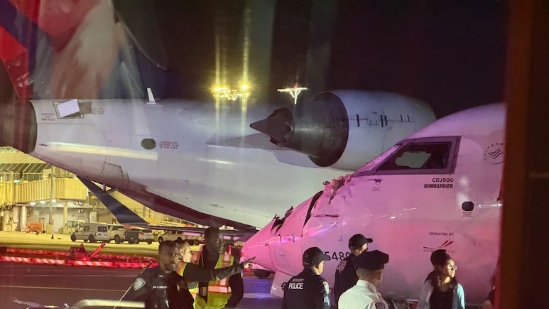ਨਿਊਯਾਰਕ ਲਾਗਾਰਡੀਆ ਹਵਾਈ ਅੱਡੇ ‘ਤੇ Delta Airlines ਦੇ ਦੋ ਜਹਾਜ਼ ਟਕਰਾਏ, ਇੱਕ ਯਾਤਰੀ ਜ਼ਖਮੀ
