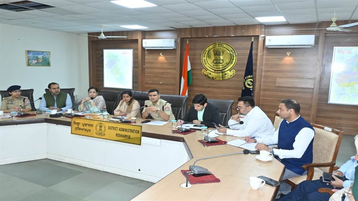 ਸ੍ਰੀ ਗੁਰੂ ਤੇਗ ਬਹਾਦਰ ਜੀ ਦੇ 350ਵੇਂ ਸ਼ਹੀਦੀ ਦਿਵਸ ਲਈ ਨਗਰ ਕੀਰਤਨ: ਹੁਸ਼ਿਆਰਪੁਰ ਪ੍ਰਸ਼ਾਸਨ ਪੂਰੀ ਤਰ੍ਹਾਂ ਤਿਆਰ