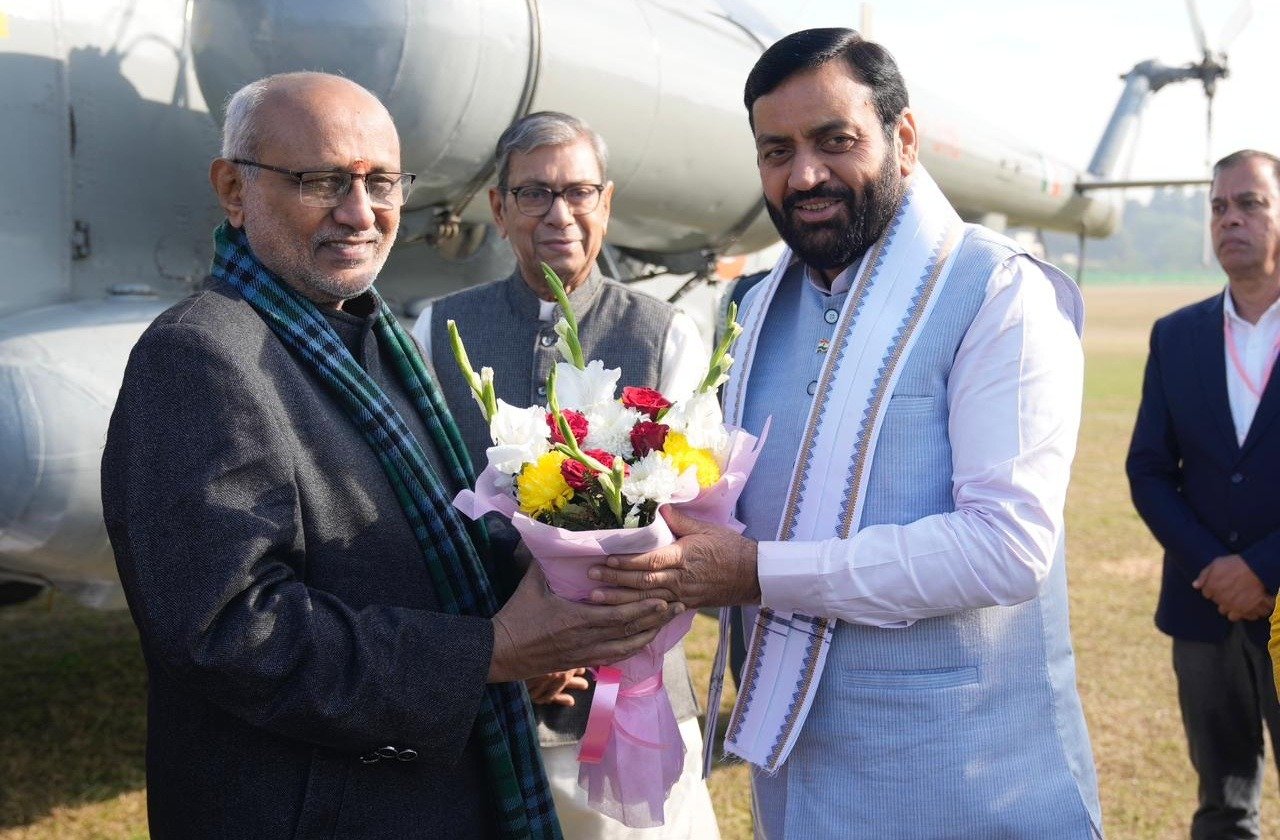 कुरुक्षेत्र पहुंचे VP राधाकृष्णन, NIT के कॉन्वोकेशन और अखिल भारतीय देवस्थानम सम्मेलन में लेगें हिस्सा