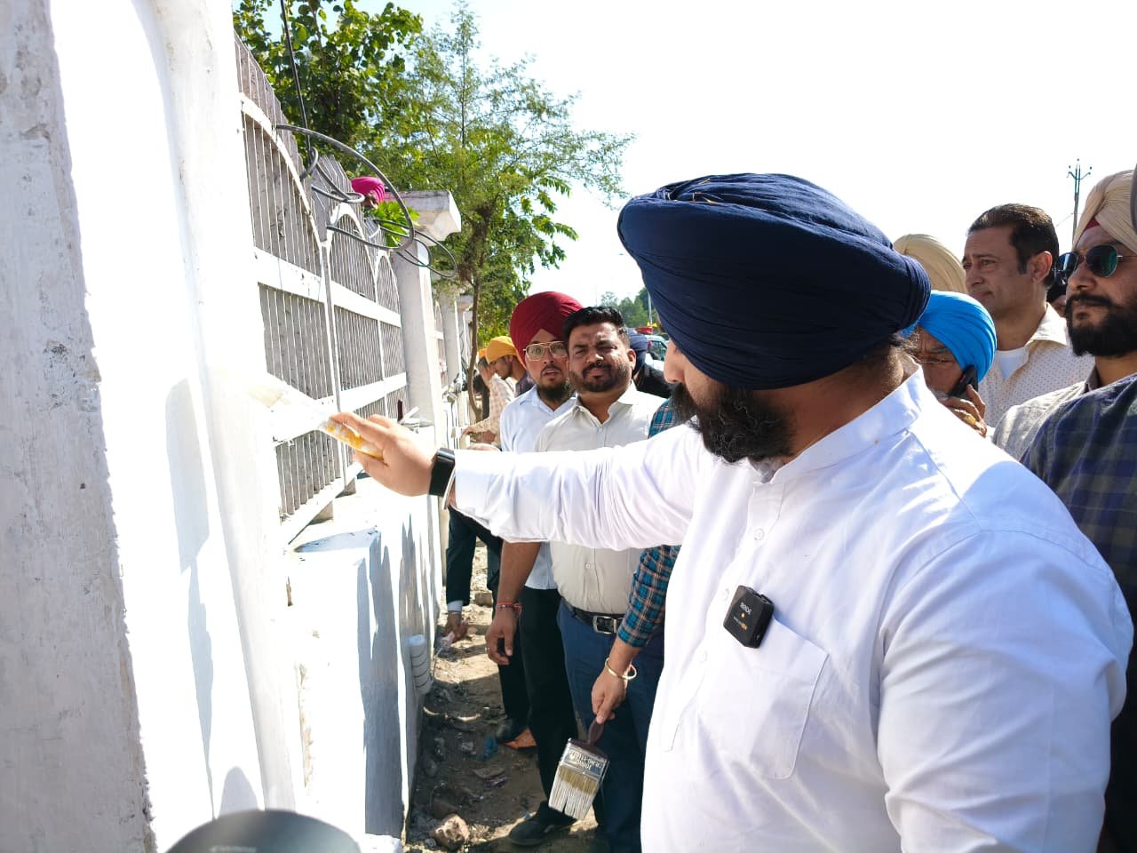 ਸ੍ਰੀ ਗੁਰੂ ਤੇਗ਼ ਬਹਾਦਰ ਜੀ ਦੇ 350ਵੇਂ ਸ਼ਹੀਦੀ ਦਿਹਾੜੇ ਮੌਕੇ ਸ੍ਰੀ ਅਨੰਦਪੁਰ ਸਾਹਿਬ ਲਈ ‘ਵ੍ਹਾਈਟ ਸਿਟੀ’ ਪ੍ਰੋਜੈਕਟ ਦੀ ਸ਼ੁਰੂਆਤ, 20 ਹਜ਼ਾਰ ਲੀਟਰ ਤੋਂ ਵੱਧ ਸਫੇਦ ਰੰਗ ਦਾ ਯੋਗਦਾਨ