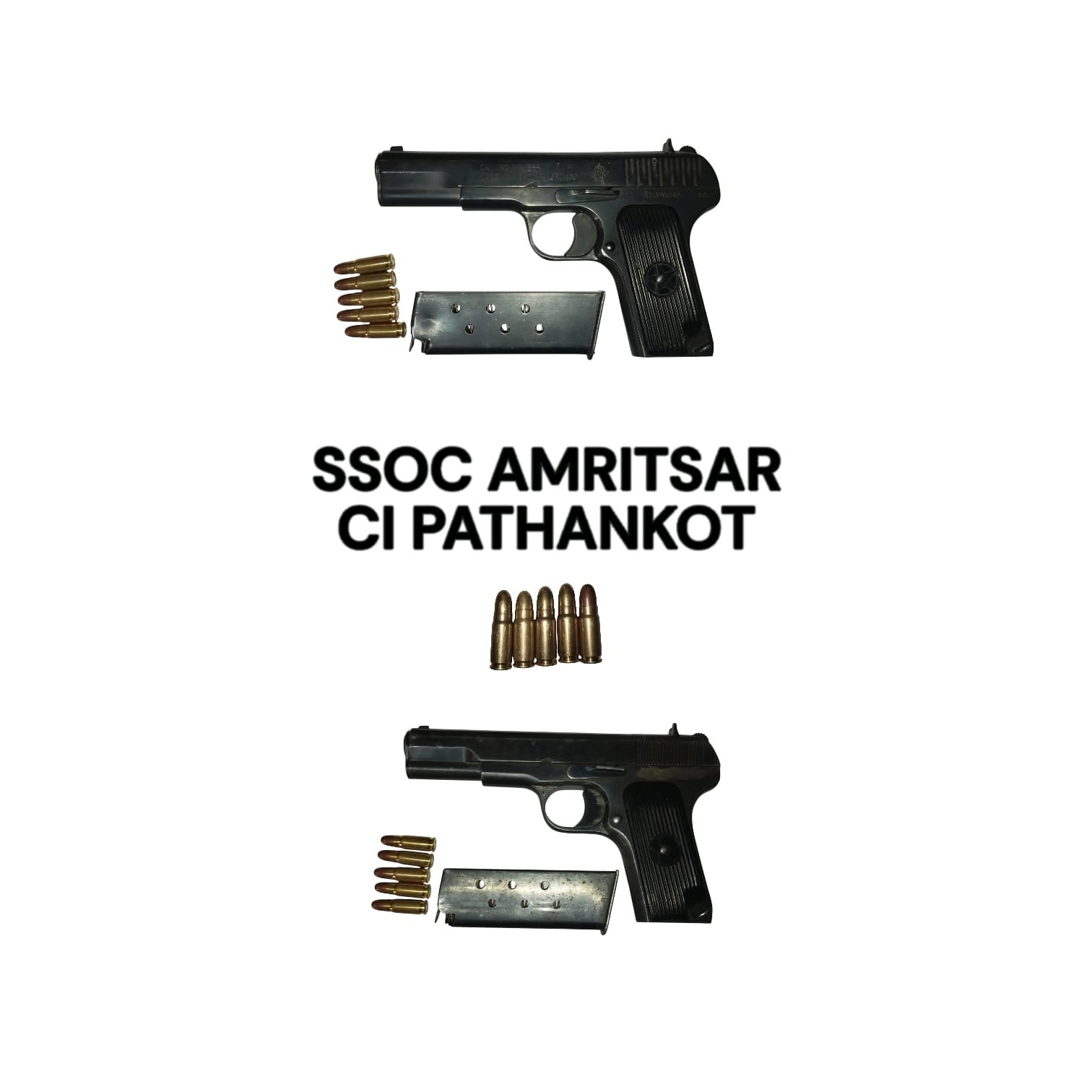 SSOC ਅੰਮ੍ਰਿਤਸਰ ਅਤੇ ਕਾਊਂਟਰ ਇੰਟੈਲੀਜੈਂਸ ਪਠਾਨਕੋਟ ਦੀ ਵੱਡੀ ਕਾਰਵਾਈ: ਗੈਂਗਸਟਰ ਮਾਡਿਊਲ ਬੇਨਕਾਬ