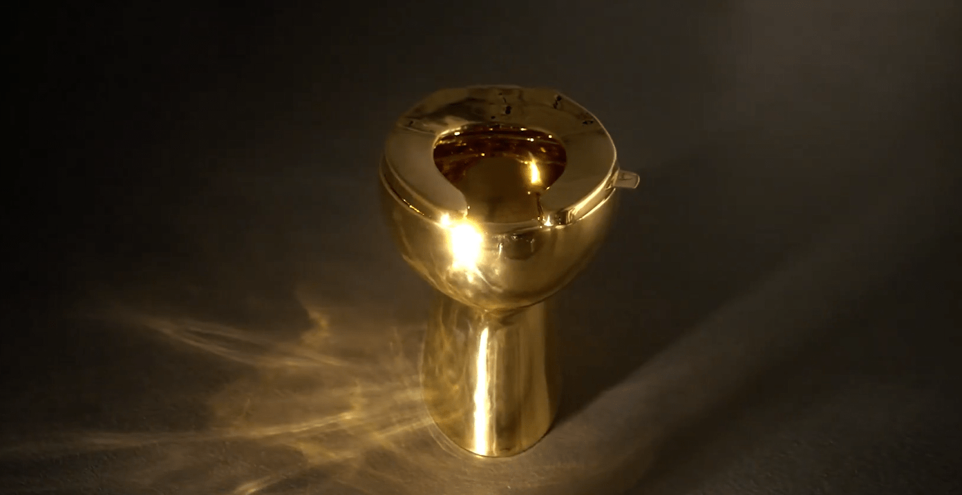 ਦੁਨੀਆ ਦਾ ਸਭ ਤੋਂ ਕੀਮਤੀ ਸੋਨੇ ਦਾ ਟਾਇਲਟ ਨਿਊਯਾਰਕ ਵਿੱਚ ਨਿਲਾਮੀ ਲਈ ਤਿਆਰ — ਕੀਮਤ $10 ਮਿਲੀਅਨ ਤੋਂ ਸ਼ੁਰੂ