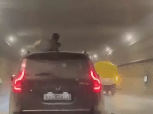 हरियाणा के टूरिस्टों ने रोहतांग अटल टनल में की स्टंटबाजी, VIDEO वायरल होने पर हुई कार्रवाई