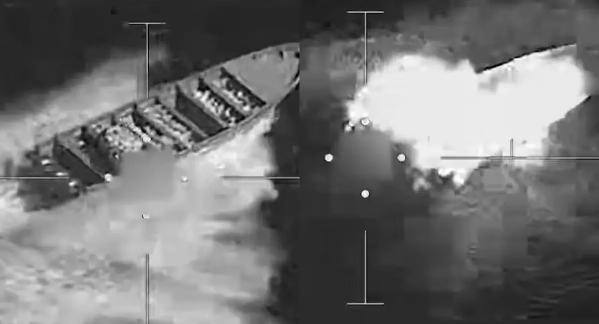 ਪੂਰਬੀ ਪ੍ਰਸ਼ਾਂਤ ਮਹਾਸਾਗਰ ਵਿੱਚ ਅਮਰੀਕਾ ਦਾ ਹਵਾਈ ਹਮਲਾ: ਨਸ਼ਾ ਤਸਕਰੀ ਕਰਨ ਵਾਲੀ ਕਿਸ਼ਤੀ ਨਿਸ਼ਾਨਾ, ਤਿੰਨ ਮੌਤਾਂ