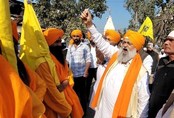 ऊर्जा मंत्री अनिल विज ने शहीदी यात्रा का स्वागत किया और जयकारे लगाते हुए यात्रा में शामिल हुए