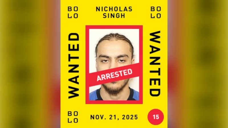 ਕੈਨੇਡਾ ਦੀ ਮੋਸਟ ਵਾਂਟੇਡ ਸੂਚੀ ‘ਚ ਸ਼ਾਮਲ ਭਾਰਤੀ ਗ੍ਰਿਫ਼ਤਾਰ, ਪੁਲਿਸ ਨੇ ਹਥਿਆਰ ਅਤੇ ਗੋਲਾ ਬਾਰੂਦ ਕੀਤਾ ਬਰਾਮਦ