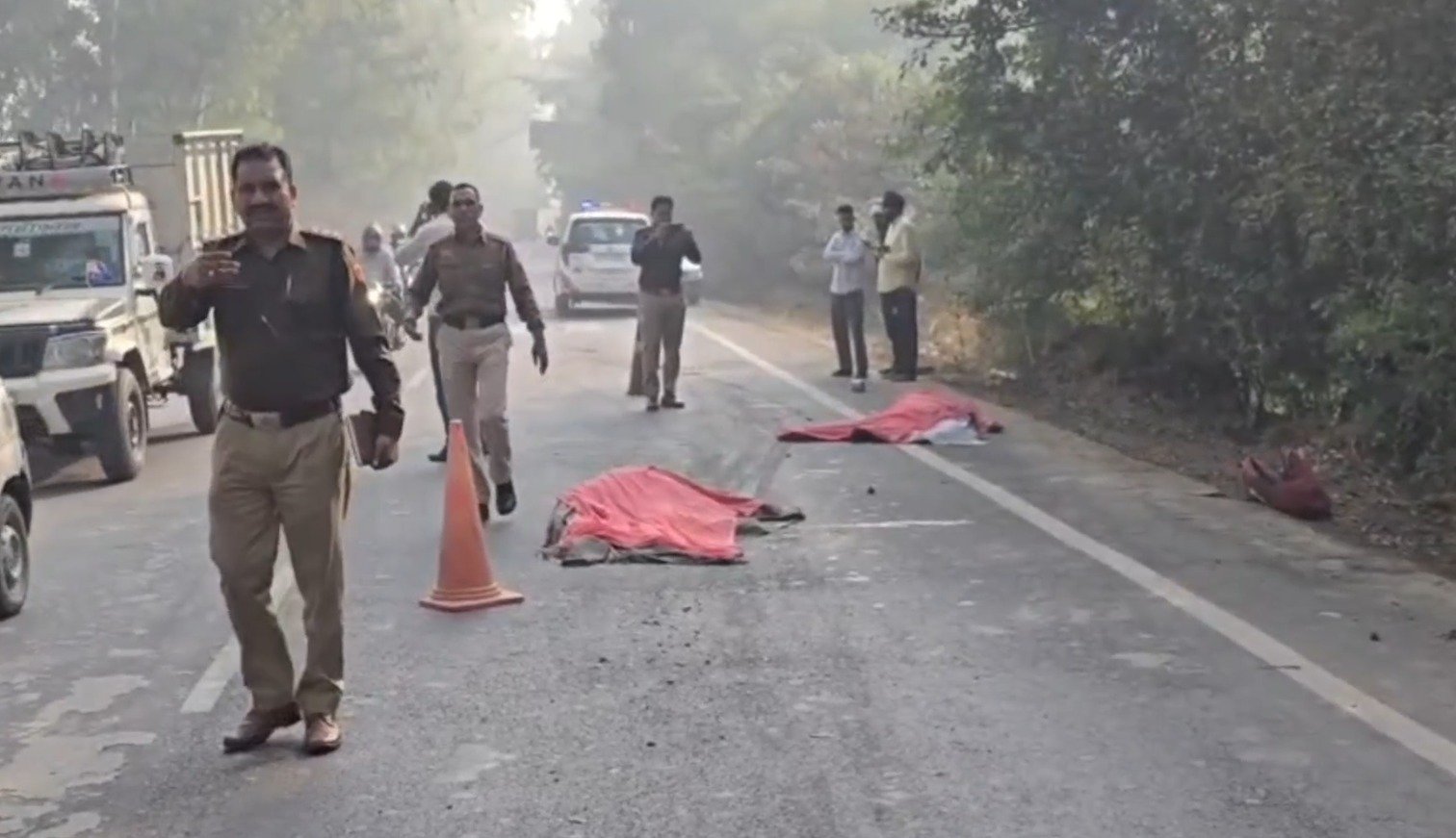 कुरुक्षेत्र में सड़क हादसा, एक्सीडेंट में दो दोस्तों की मौत