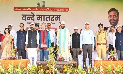 ‘वंदे मातरम्’ राष्ट्र की आत्मा, पहचान और गौरव का प्रतीक है: मुख्यमंत्री नायब सिंह सैनी