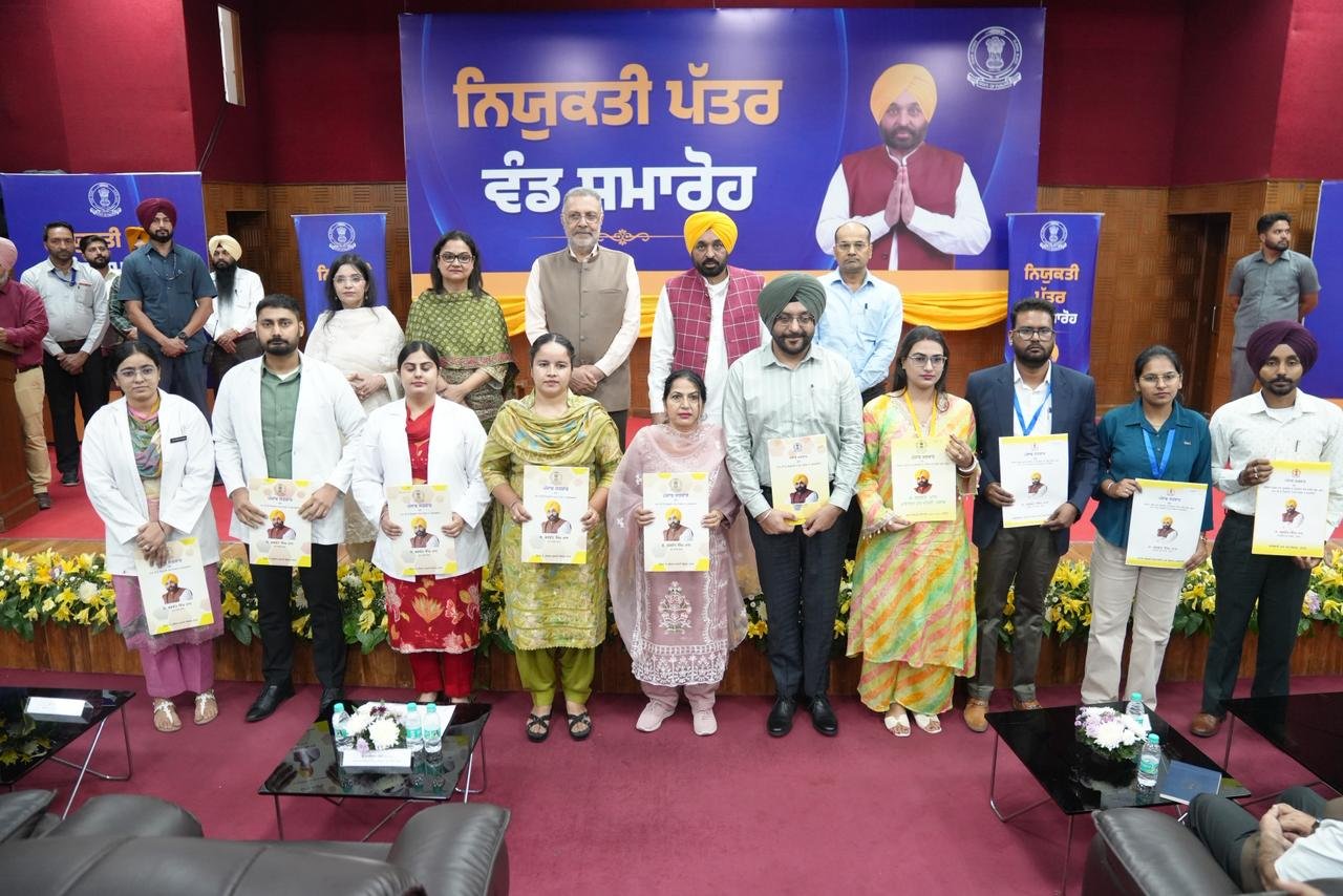 ਮੁੱਖ ਮੰਤਰੀ ਦੇ ਮਿਸ਼ਨ ਰੋਜ਼ਗਾਰ ਤਹਿਤ ਹੁਣ ਤੱਕ 56,000 ਤੋਂ ਵੱਧ ਨੌਜਵਾਨਾਂ ਨੂੰ ਨੌਕਰੀਆਂ ਮਿਲੀਆਂ