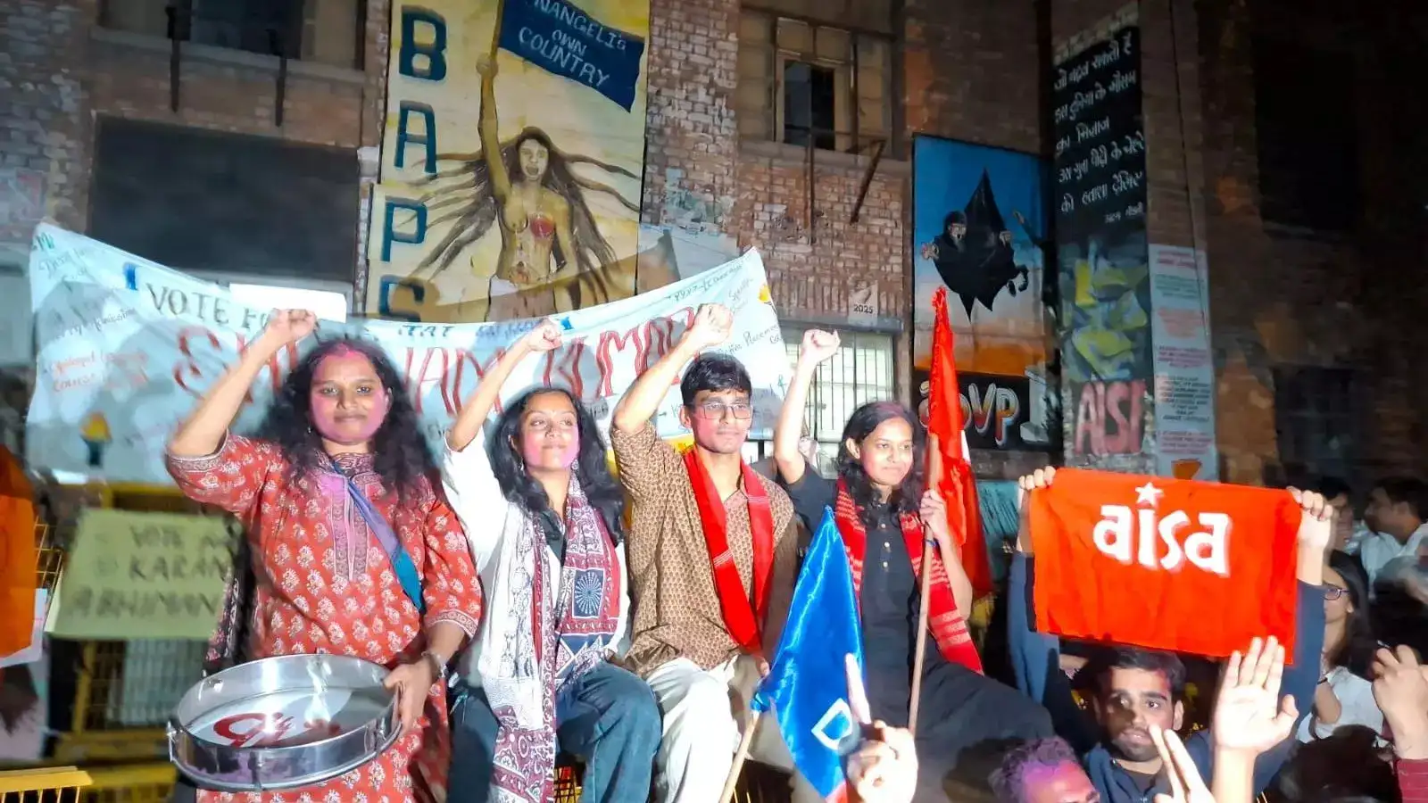 JNU ਵਿਦਿਆਰਥੀ ਯੂਨੀਅਨ ਚੋਣਾਂ 2025: ਅਦਿਤੀ ਮਿਸ਼ਰਾ ਪ੍ਰਧਾਨ ਚੁਣੀ, ਯੂਨਾਈਟਿਡ ਲੈਫਟ ਨੇ ਸਾਰੇ ਅਹੁਦੇ ਜਿੱਤੇ