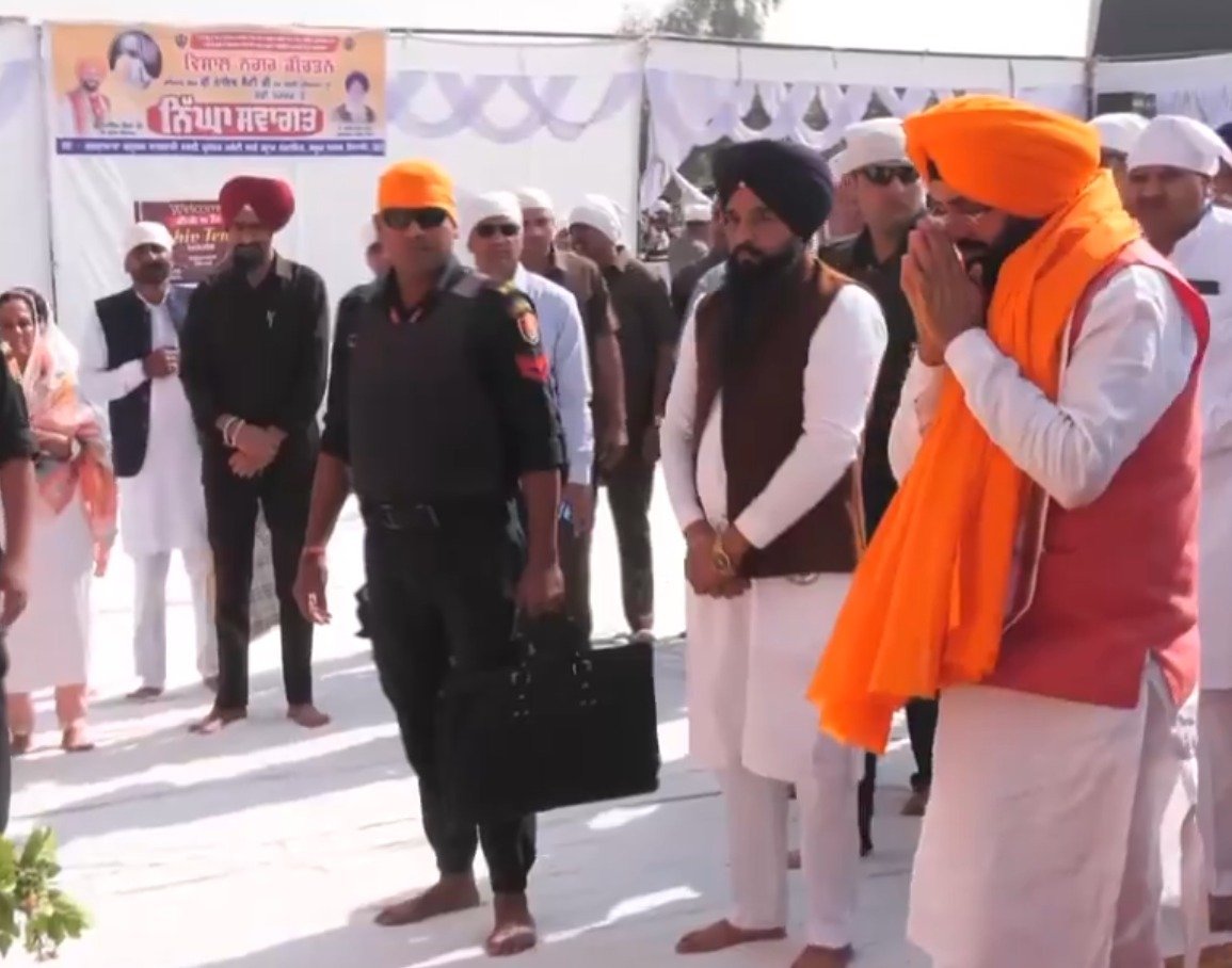 श्री गुरु तेग बहादुर साहब जी के 350 में शहीदी दिवस के अवसर पर सिरसा पहुंचे मुख्यमंत्री नायब सिंह सैनी