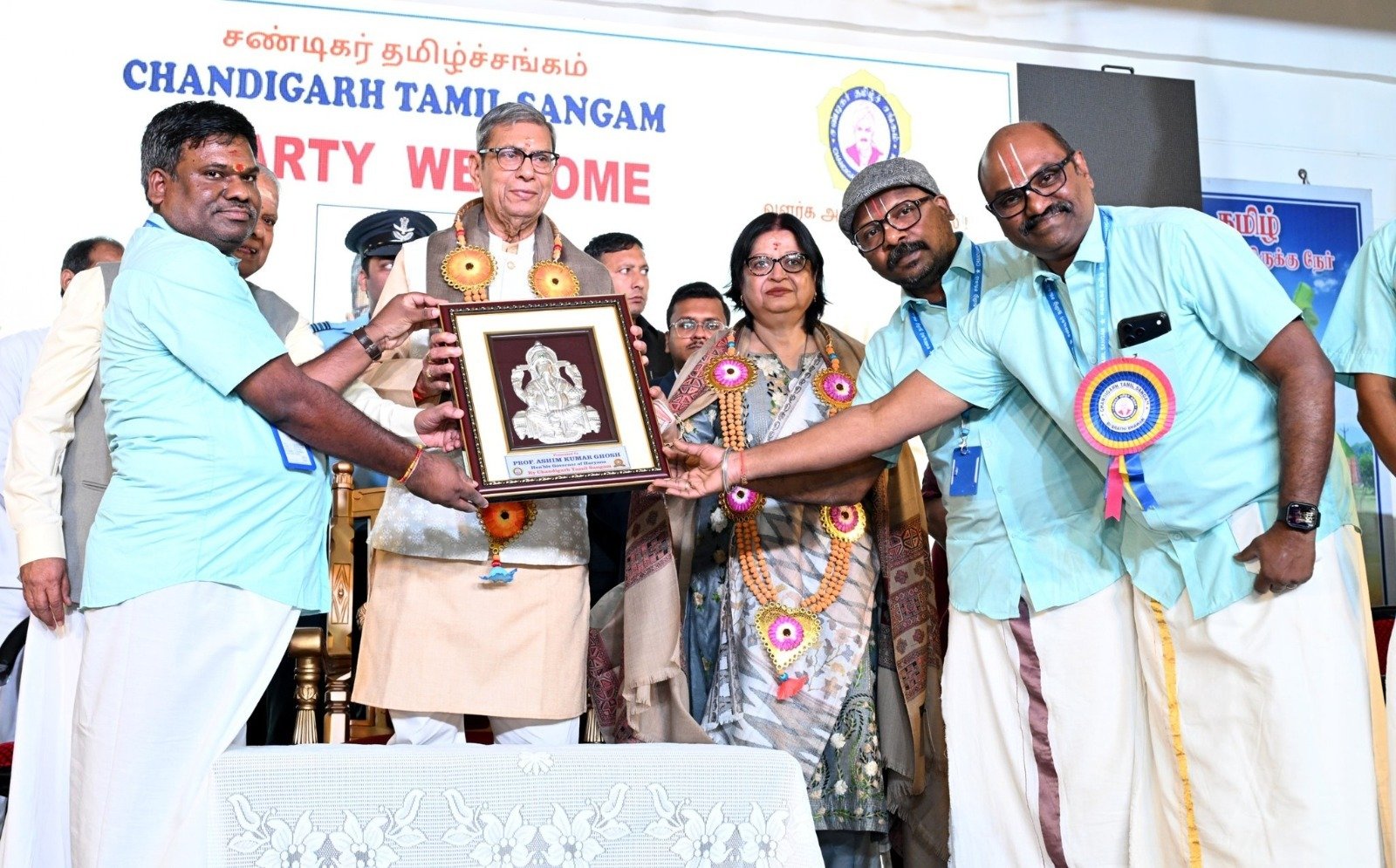राज्यपाल प्रो. असीम कुमार घोष ने चंडीगढ़ तमिल संगम की सेवा भावना और सांस्कृतिक प्रतिबद्धता की सराहना की