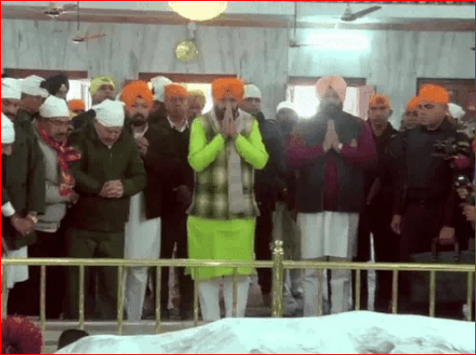 ਹਰਿਆਣਾ ਦੇ ਮੁੱਖ ਮੰਤਰੀ ਨਾਇਬ ਸੈਣੀ ਲੁਧਿਆਣਾ ਪਹੁੰਚੇ, ਗੁਰਦੁਆਰਾ ਸ੍ਰੀ ਚਰਨ ਕੰਵਲ ਸਾਹਿਬ ਵਿਖੇ ਟੇਕਿਆ ਮੱਥਾ