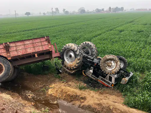 ਬਠਿੰਡਾ ਵਿੱਚ ਟਰੈਕਟਰ-ਟਰਾਲੀ ਪਲਟਣ ਨਾਲ ਡਰਾਈਵਰ ਦੀ ਮੌਤ
