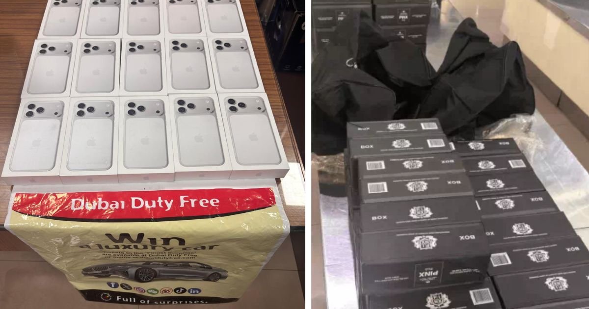 ਅੰਮ੍ਰਿਤਸਰ ਏਅਰਪੋਰਟ 'ਤੇ DRI ਦੀ ਵੱਡਾ ਐਕਸ਼ਨ, 45 ਆਈਫੋਨ, ਨਕਲੀ ਸਿਗਰਟ ਸਮੇਤ ਦੋ ਕਾਬੂ