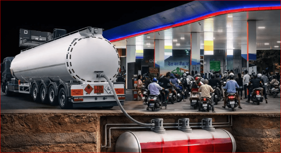 ਇੱਕ ਪੈਟਰੋਲ ਪੰਪ ਦੇ ਹੇਠਾਂ ਕਿੰਨਾ ਬਾਲਣ ਸਟੋਰ ਕੀਤਾ ਜਾਂਦਾ ਹੈ? ਇਹ ਦੱਸਦਾ ਹੈ ਕਿ ਕਿੰਨੇ ਦਿਨਾਂ ਦਾ ਰੱਖਿਆ ਜਾਂਦਾ ਹੈ ਸਟਾਕ