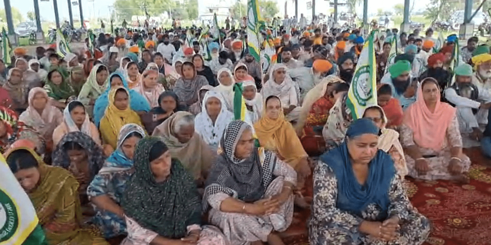 ਭਾਰਤੀ ਕਿਸਾਨ ਯੂਨੀਅਨ ਏਕਤਾ ਸੰਘਰਸ਼ ਵੱਲੋਂ ਕੇਂਦਰ ਸਰਕਾਰ ਵਿਰੁੱਧ ਕਰਵਾਈ ਗਈ ਮਹਾ ਪੰਚਾਇਤ