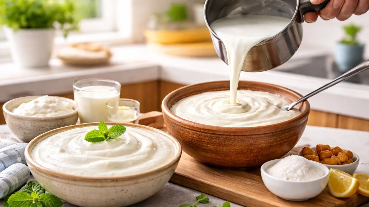 ਹੁਣ ਦਹੀਂ ਲਈ ਬਾਜ਼ਾਰ ਜਾਣ ਦੀ ਲੋੜ ਨਹੀਂ! ਇਸ ਟ੍ਰਿਕ ਨਾਲ 15 ਮਿੰਟ ‘ਚ ਜਮਾਓ ਹਲਵਾਈ ਵਰਗਾ ਗਾੜ੍ਹਾ ਦਹੀਂ