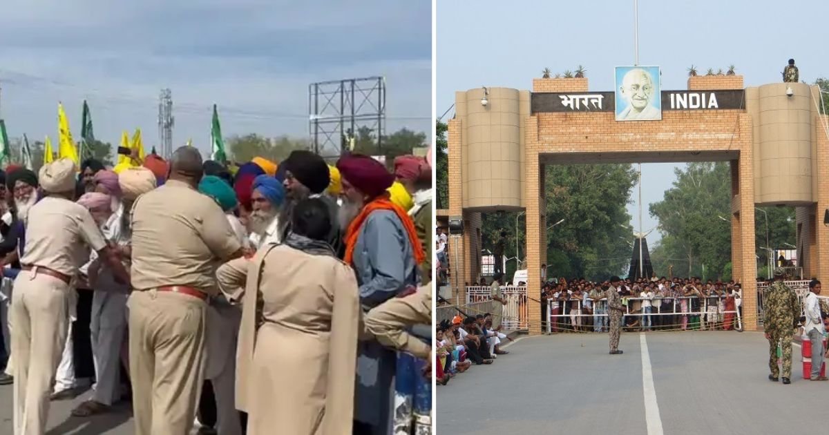 ਅਟਾਰੀ ਸਰਹੱਦ 'ਤੇ ਸੁਰੱਖਿਆ ਬਲਾਂ ਨਾਲ ਉਲਝੇ ਸਿਮਰਨਜੀਤ ਸਿੰਘ ਮਾਨ, ਖਾਲਿਸਤਾਨ ਦੇ ਸਮਰਥਨ 'ਚ ਨਾਅਰੇਬਾਜ਼ੀ