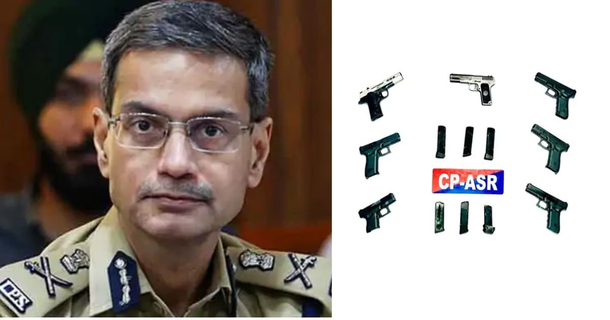 ਅੰਮ੍ਰਿਤਸਰ ਪੁਲਿਸ ਦਾ ਵੱਡਾ ਓਪਰੇਸ਼ਨ, ਅੰਤਰਰਾਸ਼ਟਰੀ ਹਥਿਆਰ ਤਸਕਰੀ ਗੈਂਗ ਬੇਨਕਾਬ, 6 ਗ੍ਰਿਫ਼ਤਾਰ