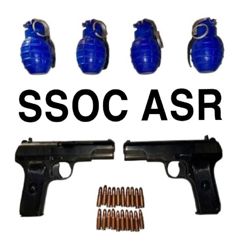 ਪੰਜਾਬ 'ਚ ਵੱਡਾ ਆਪ੍ਰੇਸ਼ਨ, ਸਰਹੱਦ ਪਾਰ ਮਾਡਿਊਲ ਬੇਨਕਾਬ, 4 ਹੈਂਡ ਗ੍ਰਨੇਡ ਤੇ ਵਿਦੇਸ਼ੀ ਪਿਸਤੌਲ ਸਮੇਤ ਸ਼ੱਕੀ ਮੁਲਜ਼ਮ ਗ੍ਰਿਫ਼ਤਾਰ