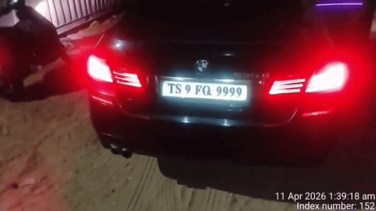 ਰਿਮੋਟ ਨਾਲ ਨੰਬਰ ਪਲੇਟ ਬਦਲਣ ਵਾਲੀ BMW ਸਮੇਤ ਡਾਕਟਰ ਗ੍ਰਿਫ਼ਤਾਰ, ਸ਼ਰਾਬੀ ਡਰਾਈਵਿੰਗ ਨੇ ਖੋਲ੍ਹਿਆ ਭੇਦ