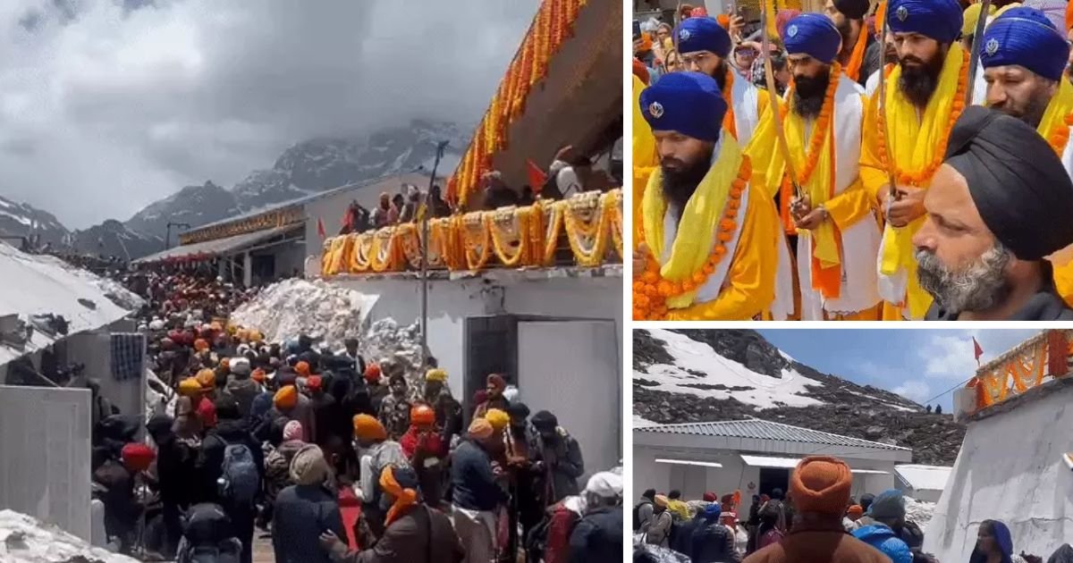 “ਬੋਲੇ ਸੋ ਨਿਹਾਲ” ਦੇ ਜੈਕਾਰਿਆਂ ਨਾਲ ਗੂੰਜਿਆ ਹੇਮਕੁੰਟ ਸਾਹਿਬ, ਹਜ਼ਾਰਾਂ ਸ਼ਰਧਾਲੂਆਂ ਨੇ ਕੀਤੇ ਦਰਸ਼ਨ