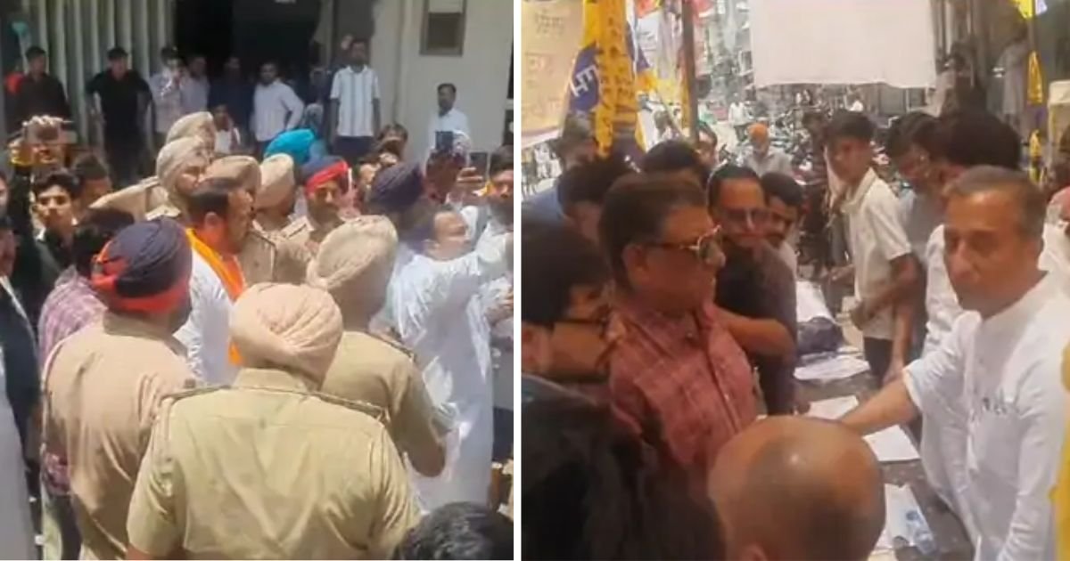 ਮਾਨਸਾ ਨਗਰ ਕੌਂਸਲ ਚੋਣਾਂ ਦੌਰਾਨ ਪੋਲਿੰਗ ਬੂਥ ‘ਤੇ ਤਣਾਅ, 'AAP’ ਤੇ BJP ਵਰਕਰਾਂ 'ਚ ਝੜਪ