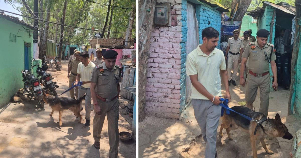 खड़क मंगोली में पंचकूला पुलिस का कॉम्बिंग ऑपरेशन: डॉग स्क्वॉड के साथ संदिग्धों ठिकानों की ली गई तलाशी