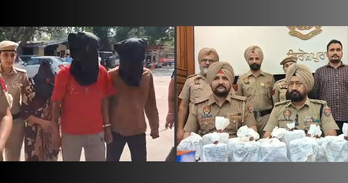 ਨਸ਼ਿਆਂ ਵਿਰੁੱਧ ਜੰਗ’ ਤਹਿਤ ਪੰਜਾਬ ਪੁਲਿਸ ਦੀ ਵੱਡੀ ਸਫਲਤਾ, ₹40 ਕਰੋੜ ਦੀ ਹੈਰੋਇਨ ਸਮੇਤ 4 ਤਸਕਰ ਕਾਬੂ