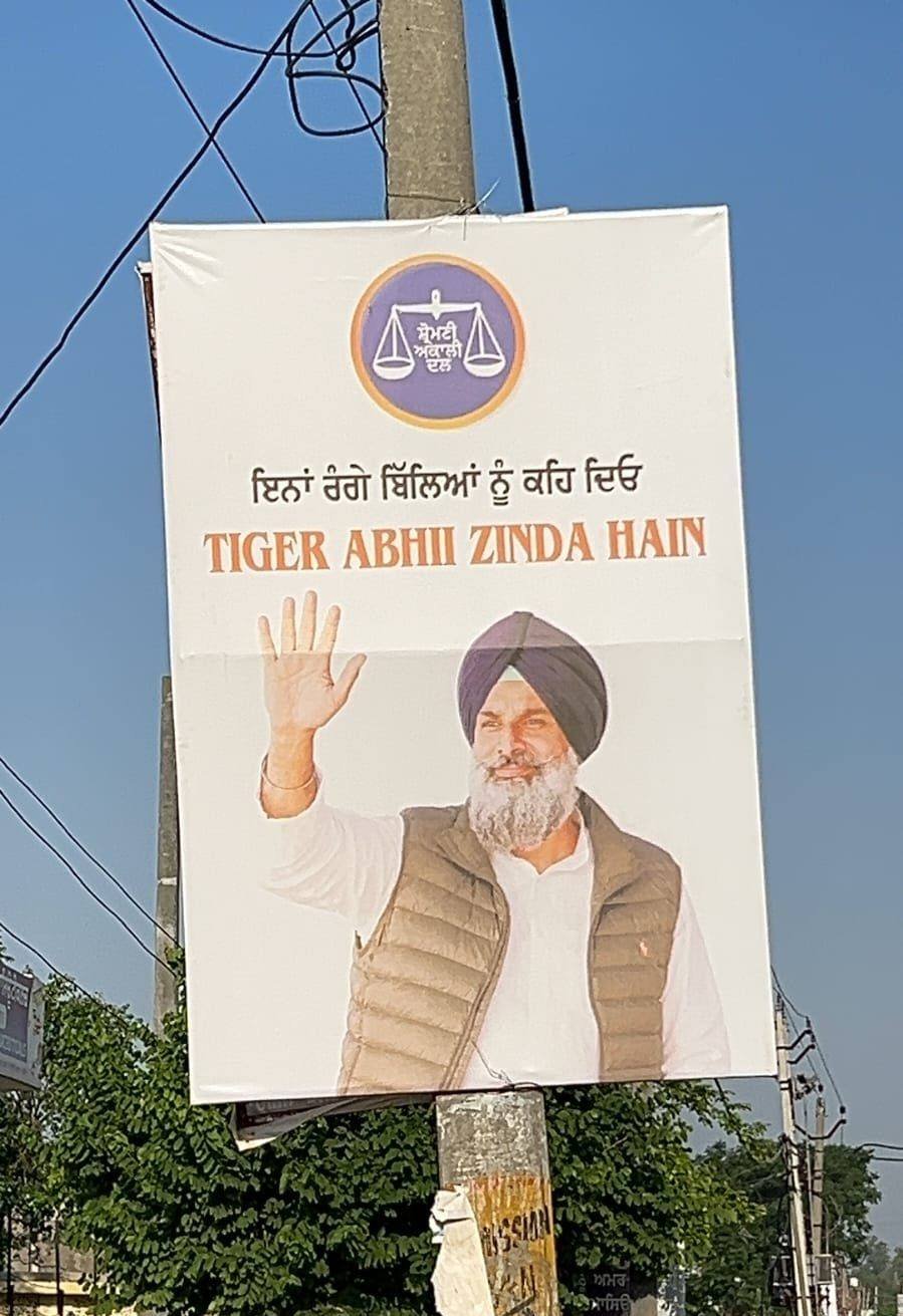 ਮਜੀਠਾ ਵਿਖੇ ਬਿਕਰਮ ਮਜੀਠੀਆ ਦੇ ਹੱਕ 'ਚ ਲੱਗੇ ਹੋਰਡਿੰਗ