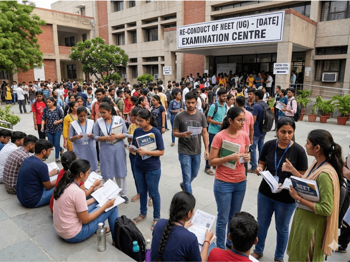 करनाल में NEET 2026 की री-एग्जाम आज: 8 केंद्रों पर 2708 छात्र दे रहे हैं परीक्षा; सुरक्षा के कड़े इंतजाम, अभिभावकों ने उठाए सवाल