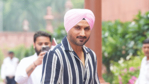 Rajya Sabha MP and former cricketer Harbhajan Singh or an illustrative file photo representing political security clearance.