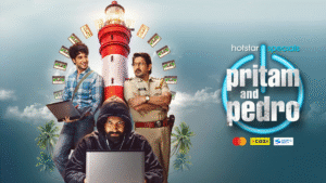 An illustrative promotional poster concept or file photo of actor Arshad Warsi and debutant Vir Hirani representing the buddy-cop series Pritam and Pedro.